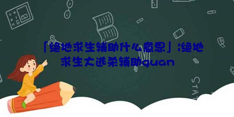 「绝地求生辅助什么意思」|绝地求生大逃杀辅助guan